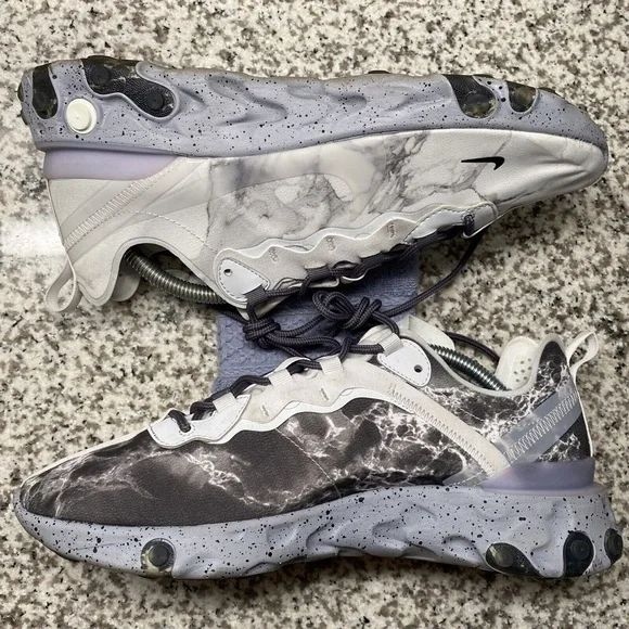 Nike React Element 55 x Kendrick Lamar ‘Pure Platinum' 2019 [CJ3312-001] Men 9.5